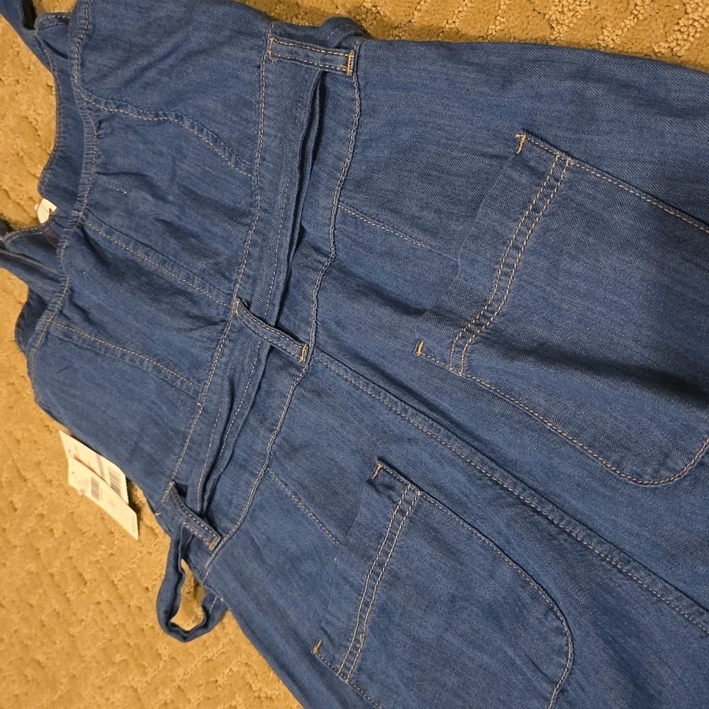 Ella Moss Denim Jumpsuit Sz 27 - Picture 11 of 13